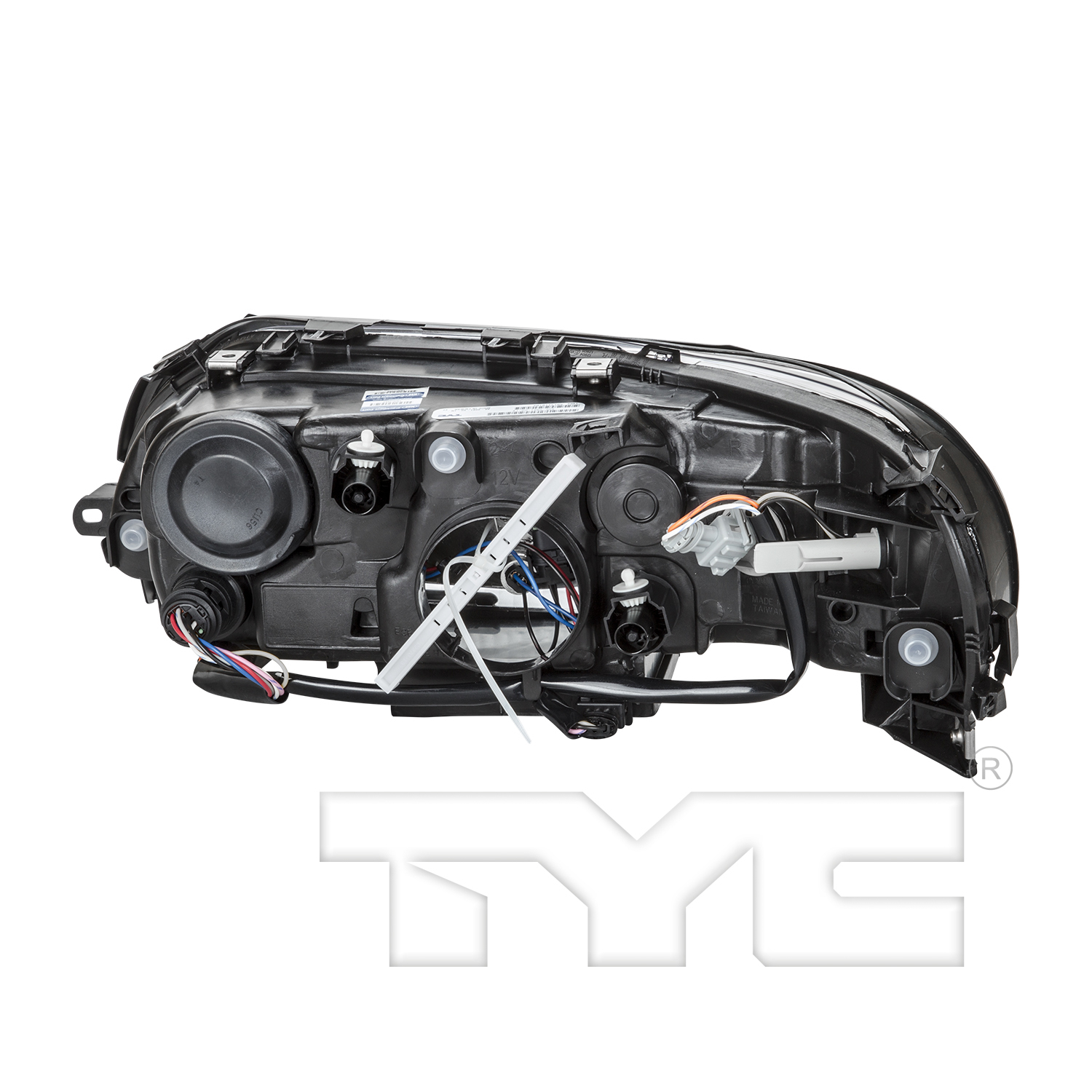 Right headlamp assembly composite new aftermarket replacement Volvo V70 2005-2007