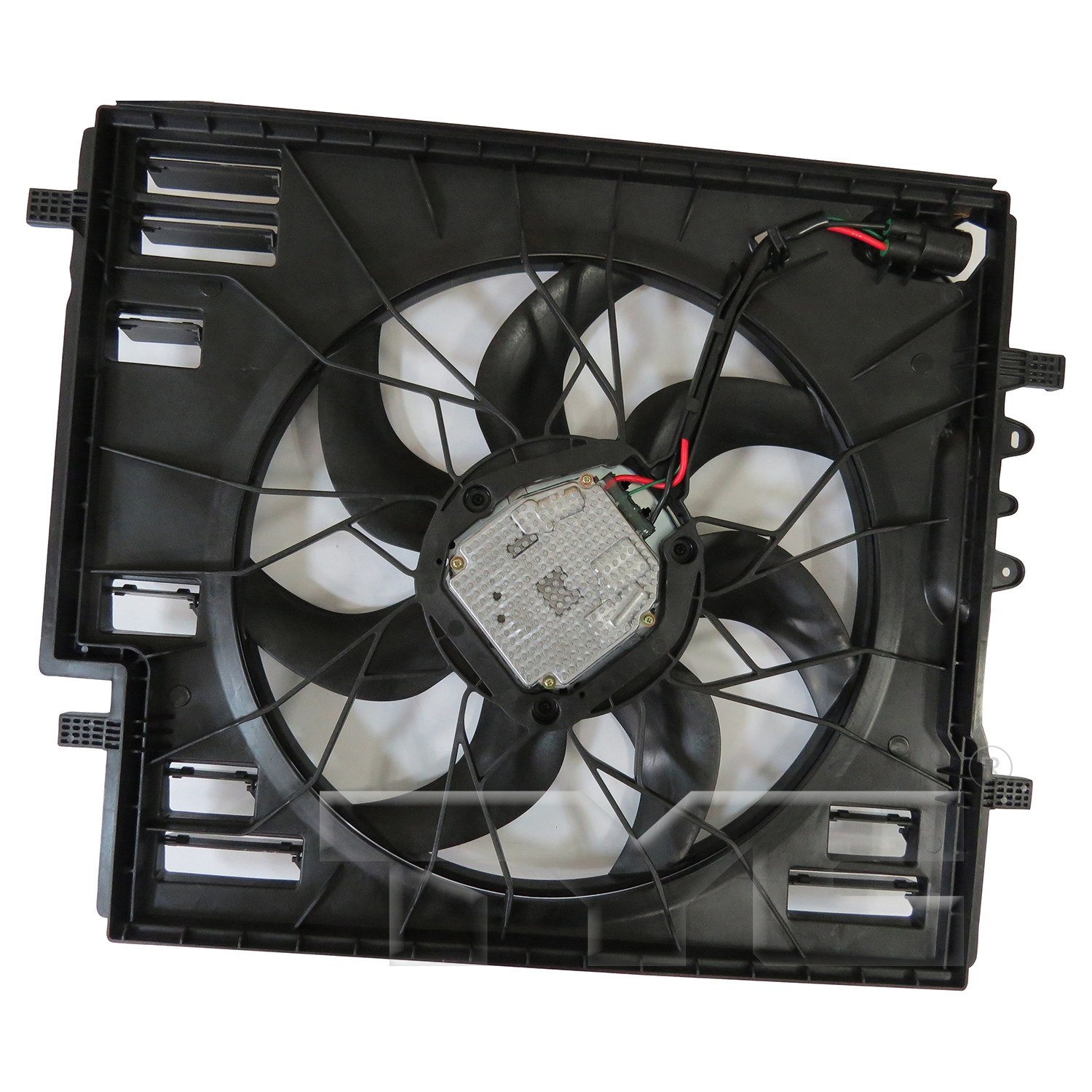 Radiator cooling fan assembly new aftermarket replacement Volvo XC90 2016-2022