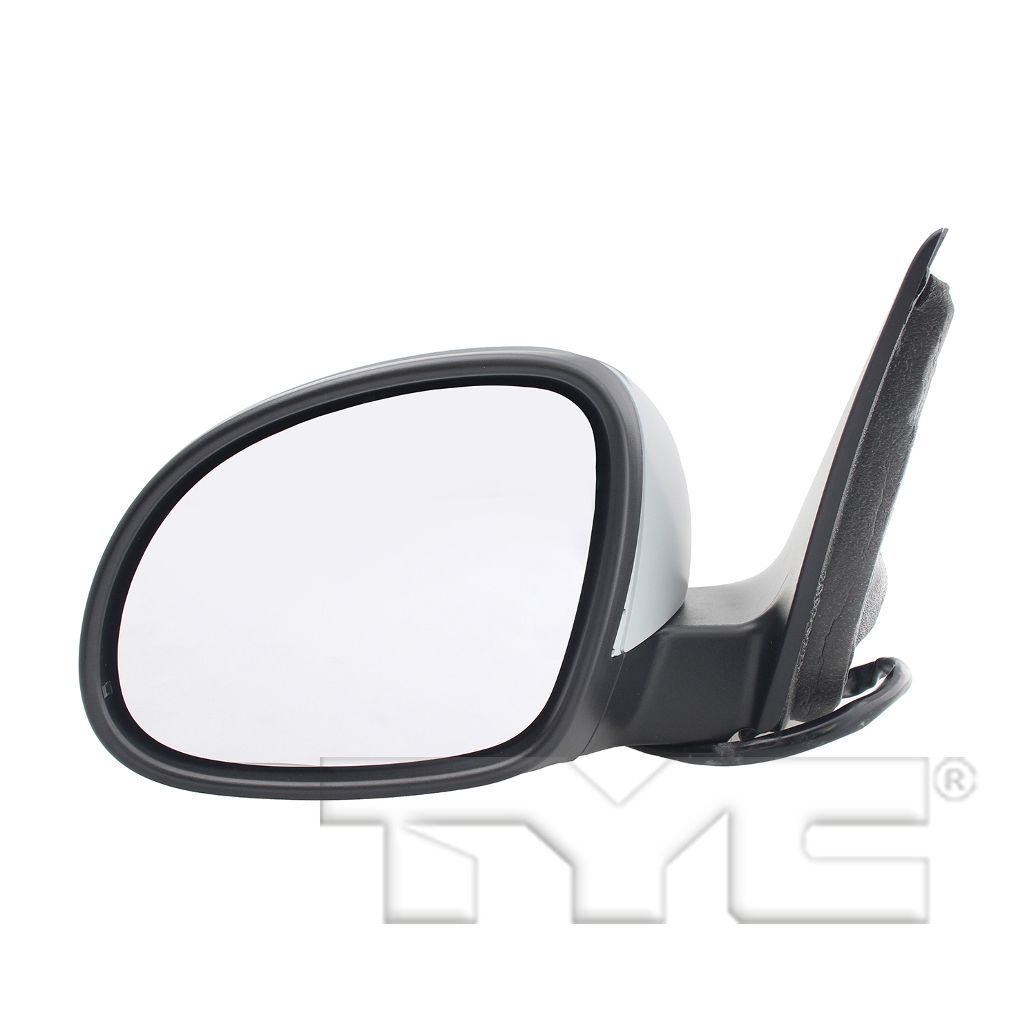 Left mirror outside rear view new aftermarket replacement Volkswagen Tiguan 2009-2018