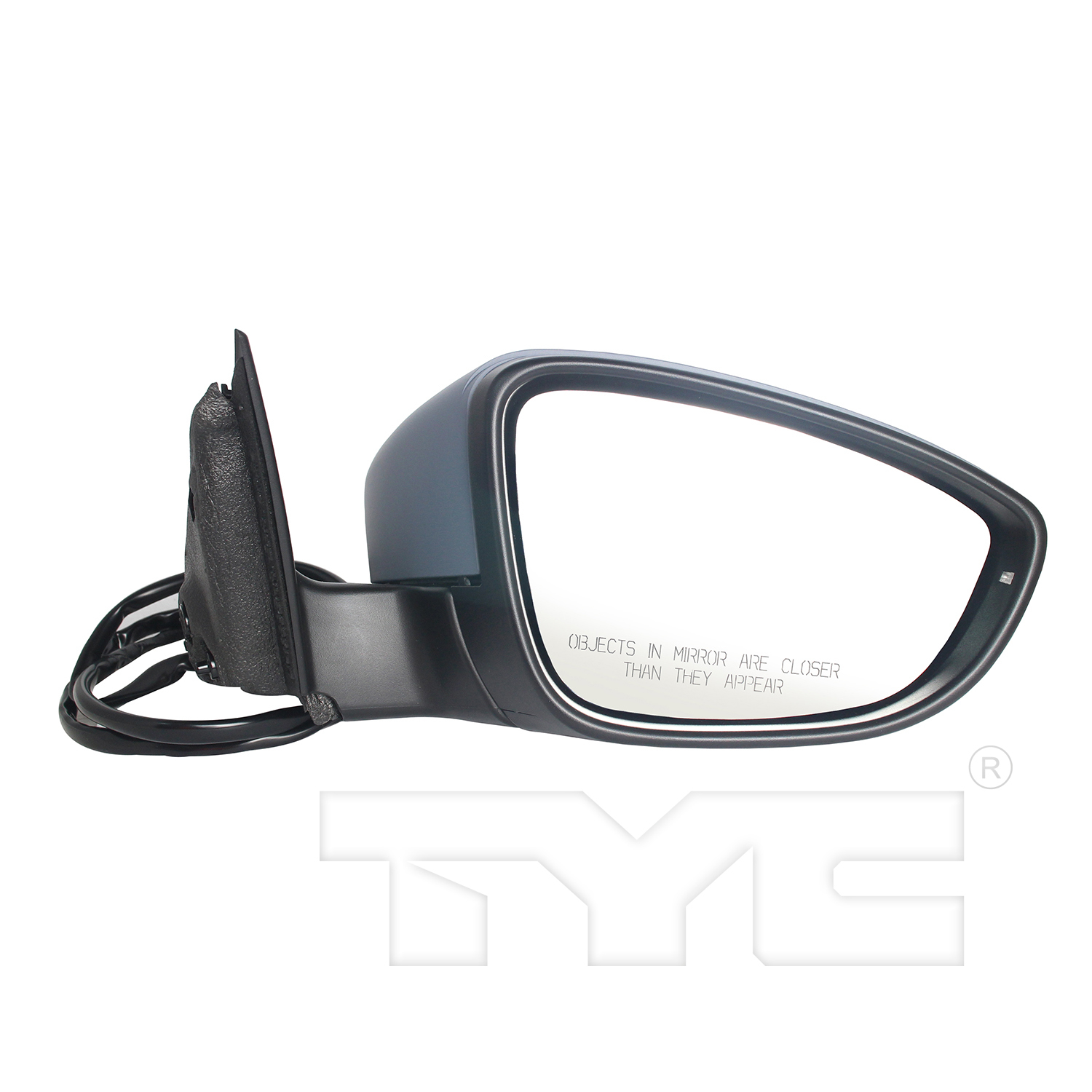 Right mirror outside rear view new aftermarket replacement Volkswagen Passat 2016-2021