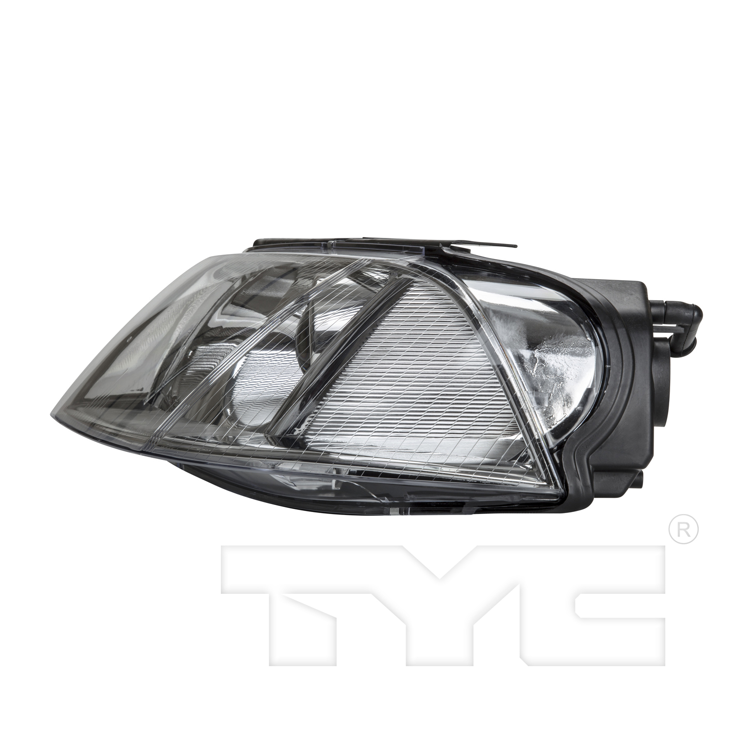 Left headlamp assembly composite new aftermarket replacement Volkswagen Passat 2001-2005