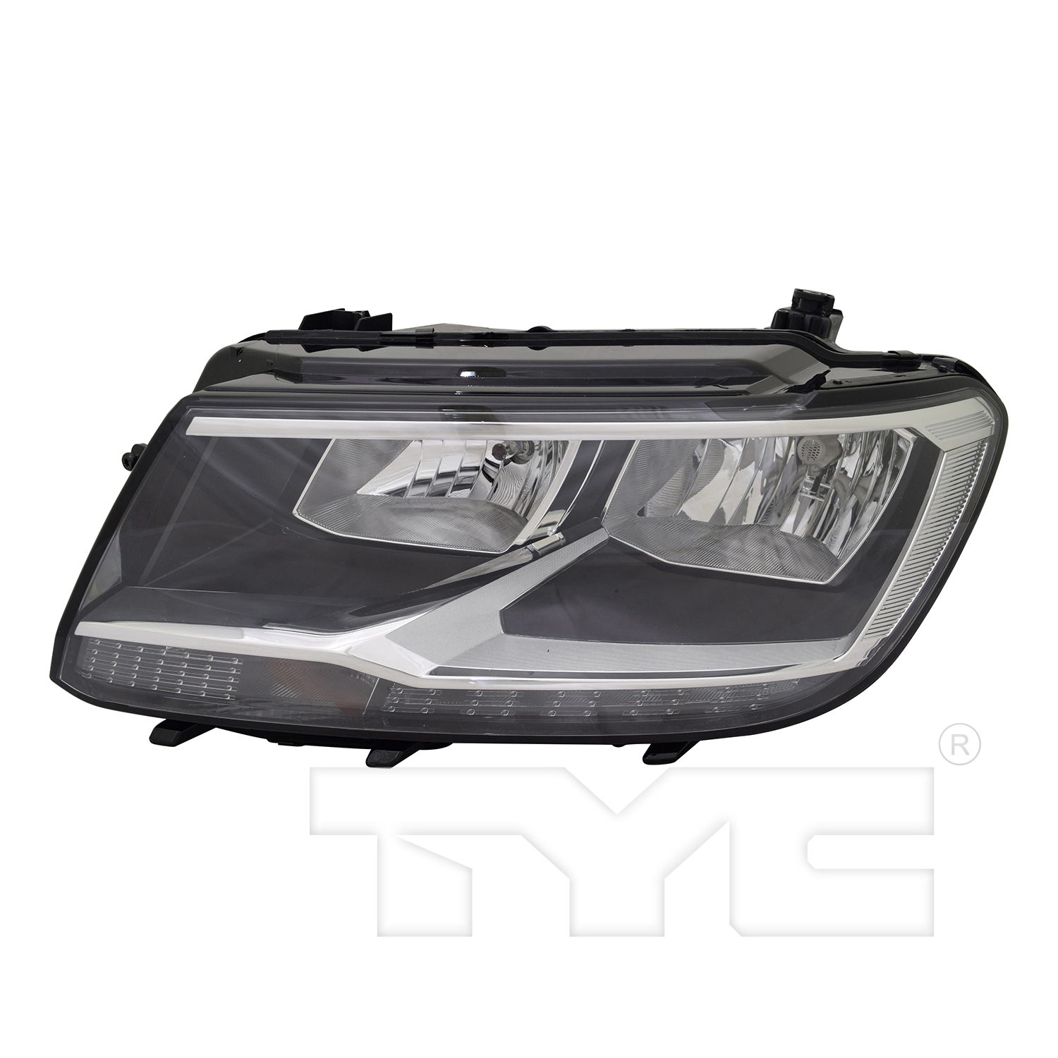 Left headlamp assembly composite new CAPA certified aftermarket Volkswagen Tiguan 2018-2021