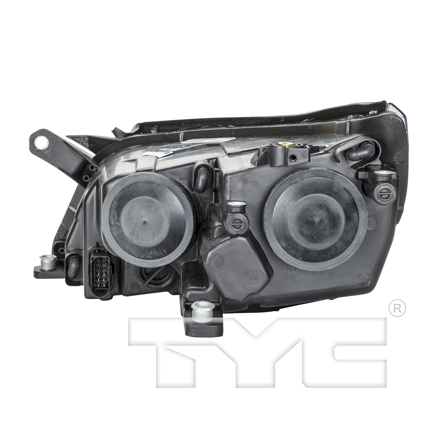 Right headlamp assembly composite new CAPA certified aftermarket Volkswagen Tiguan 2009-2011