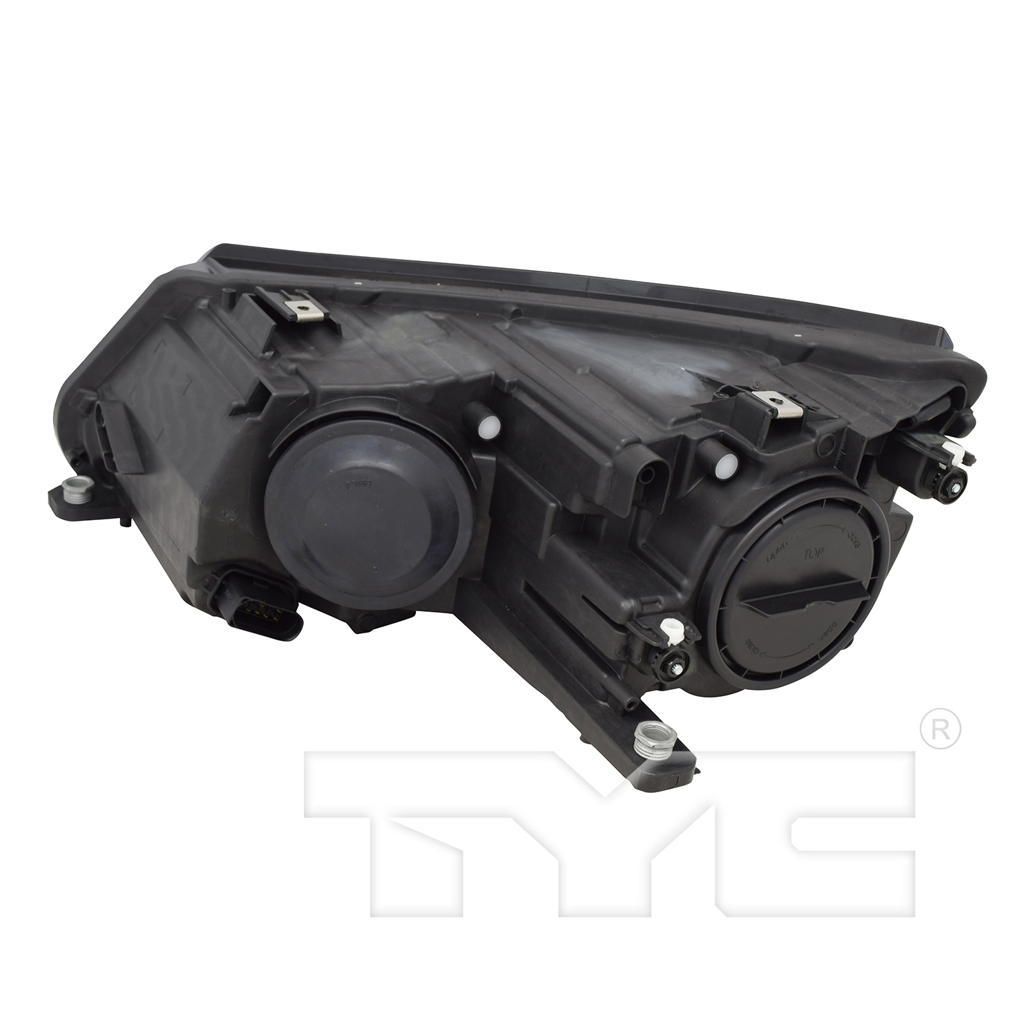 Right headlamp assembly composite new aftermarket replacement Volkswagen Tiguan 2012-2017