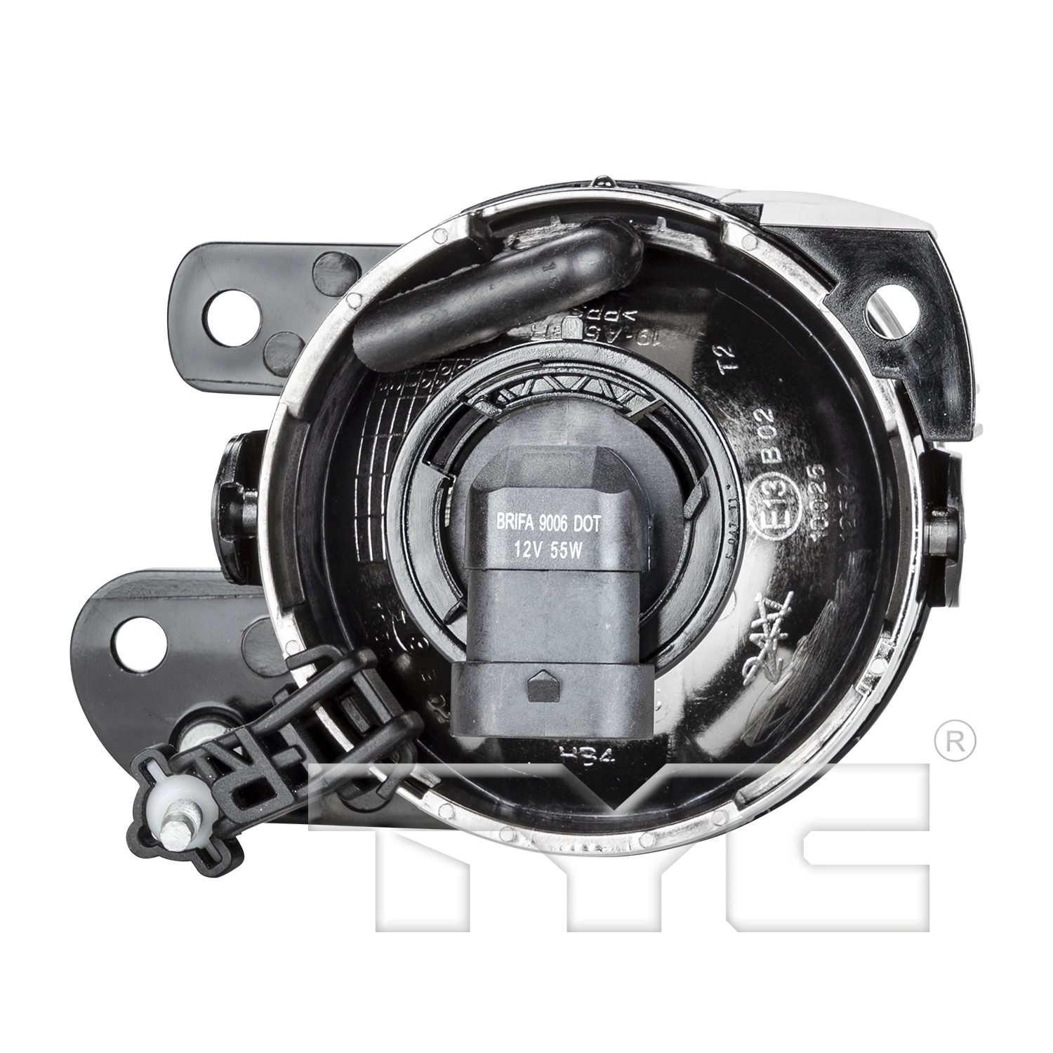 Right fog lamp assembly new aftermarket replacement Volkswagen Passat 2006-2010