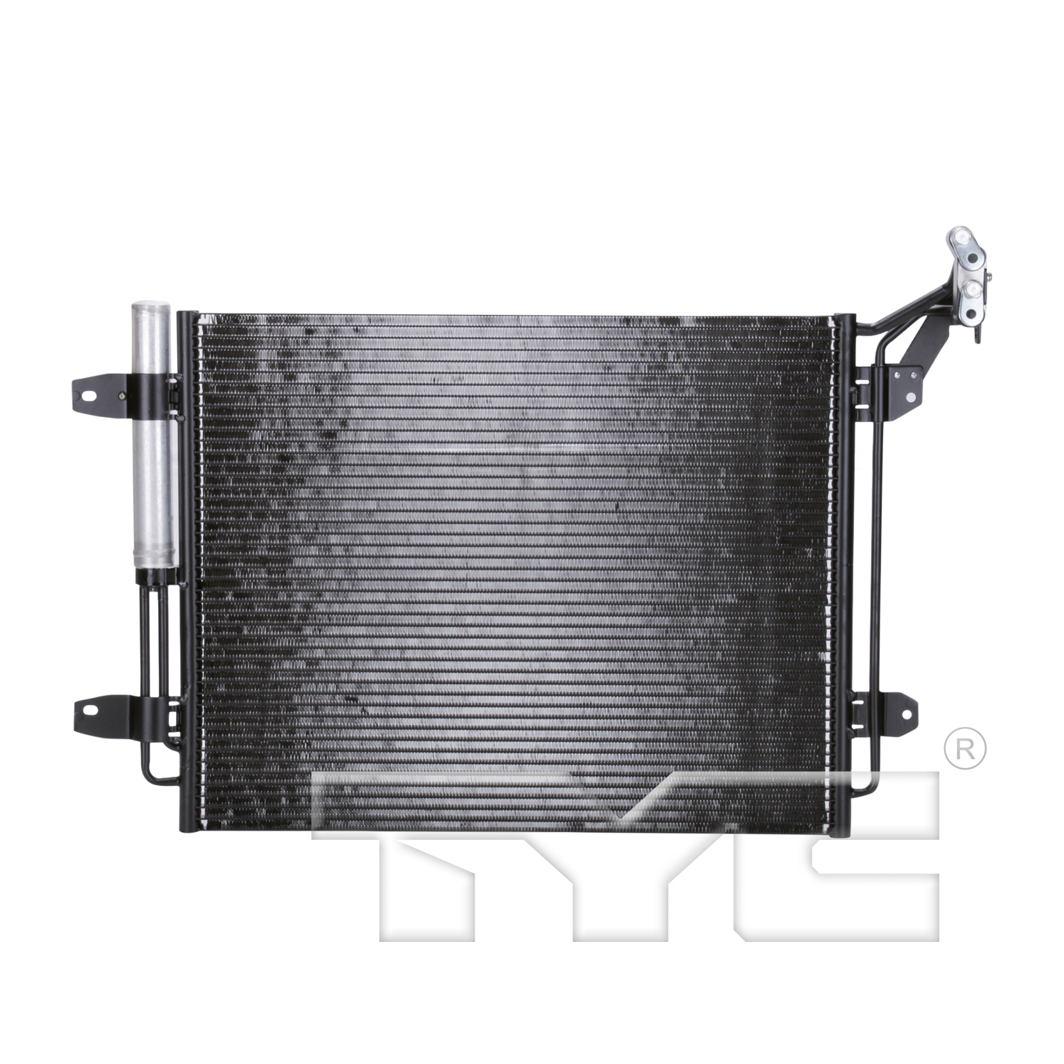 Air conditioning condenser new aftermarket replacement Volkswagen Tiguan 2009-2017