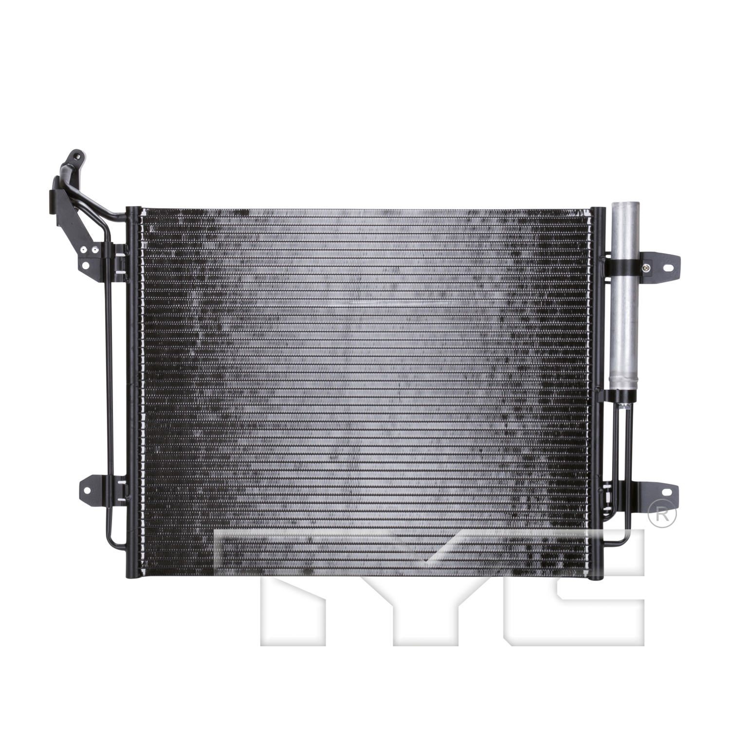 Air conditioning condenser new aftermarket replacement Volkswagen Tiguan 2009-2017