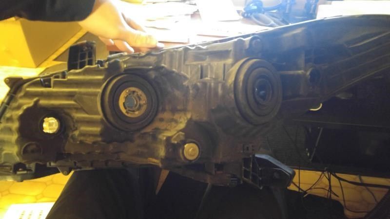 Right headlamp assembly composite used genuine OEM Honda Accord 2008-2010