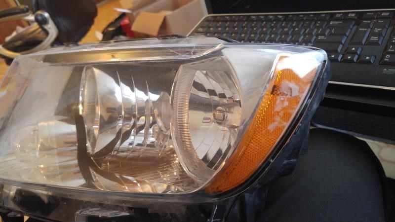 Left headlamp assembly composite used genuine OEM Jeep Grand Cherokee 2011-2013