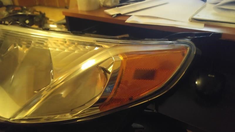 Left headlamp assembly composite used genuine OEM Subaru Forester 2009-2013