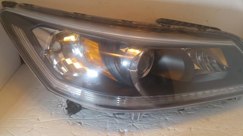 Right headlamp assembly composite used genuine OEM Honda Accord 2013-2015