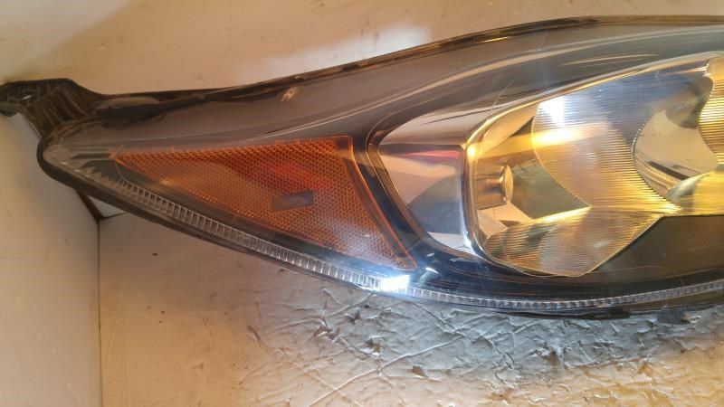 Right headlamp assembly composite used genuine OEM Ford Fiesta 2012-2013