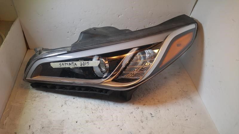 Left headlamp assembly composite used genuine OEM Hyundai Sonata 2015-2017