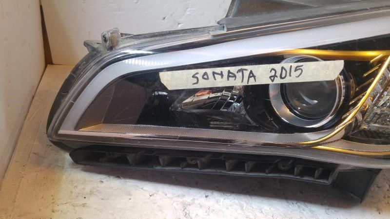 Left headlamp assembly composite used genuine OEM Hyundai Sonata 2015-2017