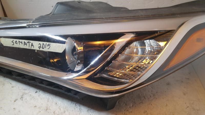 Left headlamp assembly composite used genuine OEM Hyundai Sonata 2015-2017