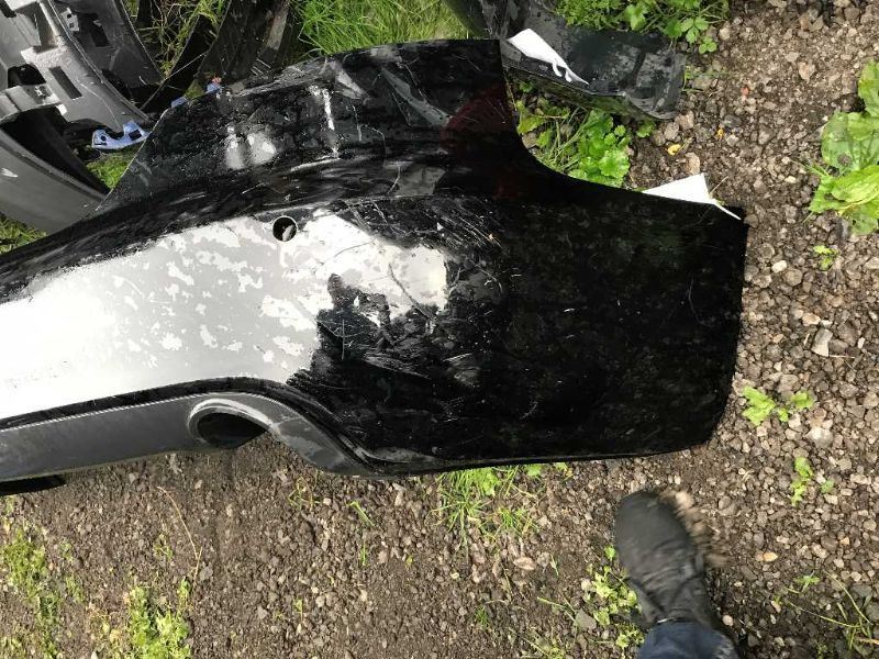 Defensa (parachoques) trasera usada original (OEM) Audi A6 2005-2008