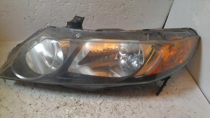 Left headlamp assembly composite used genuine OEM Honda Civic 2006-2008
