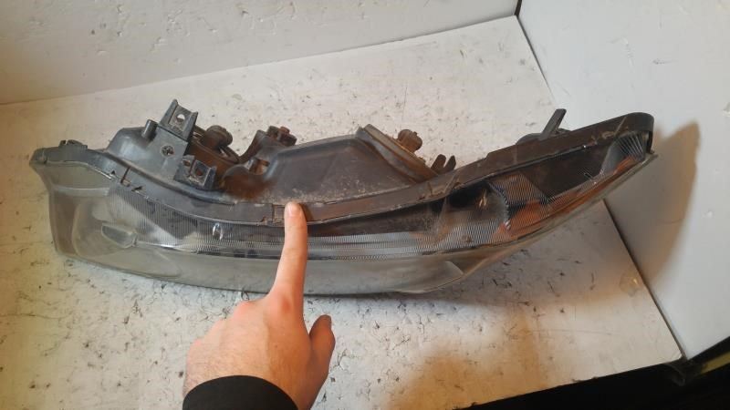 Left headlamp assembly composite used genuine OEM Honda Civic 2006-2008