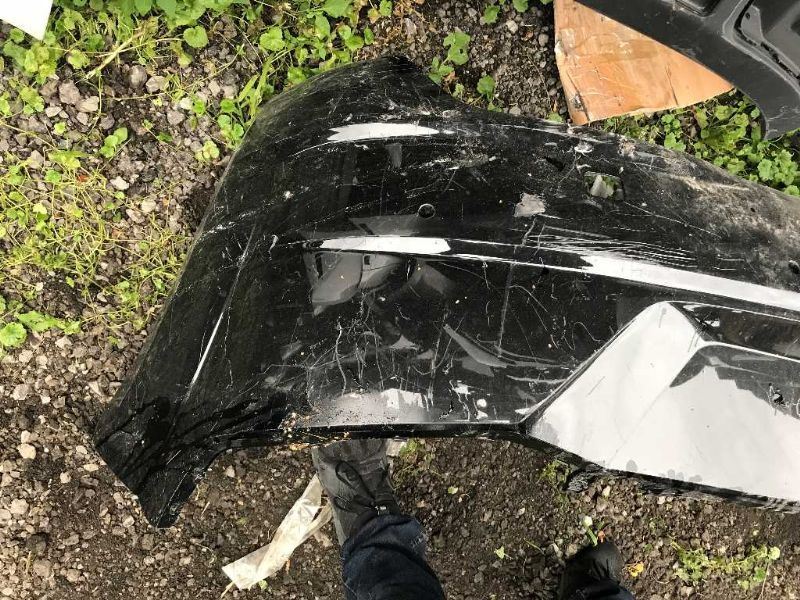 Defensa (parachoques) trasera usada original (OEM) Audi TT Quattro 2016-2018