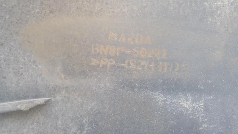 Rear bumper cover used genuine OEM Mazda 3 2004-2006