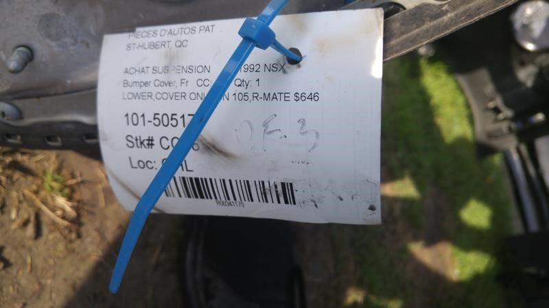 Front bumper energy absorber used genuine OEM Acura NSX 1991-2001