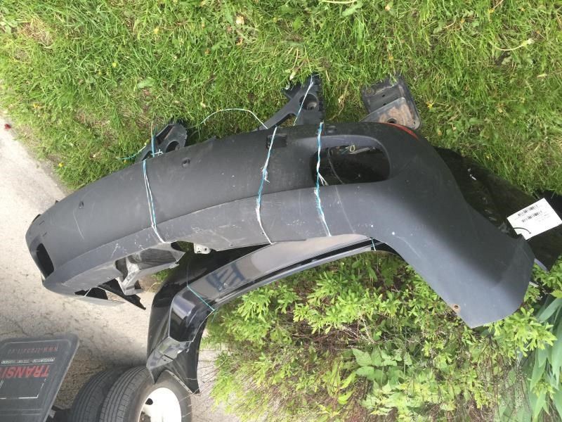 Rear bumper cover support used genuine OEM BMW X5 2007-2013