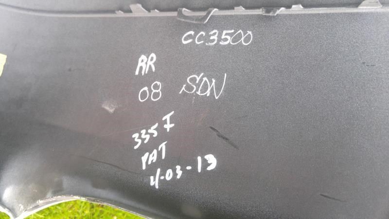 Defensa (parachoques) trasera usada original (OEM) BMW 328I 2007-2008