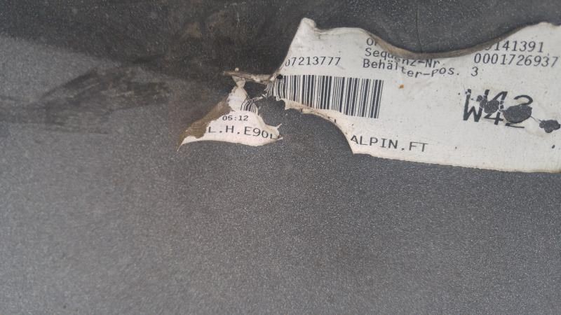Defensa (parachoques) trasera usada original (OEM) BMW 328I 2007-2008