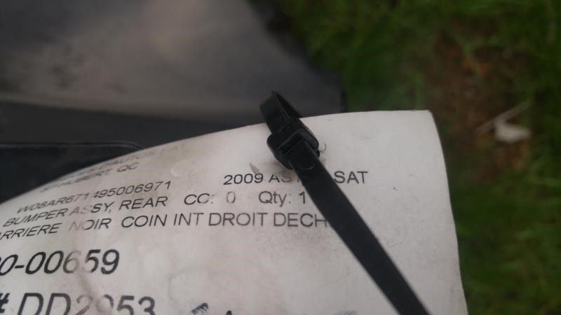 Rear bumper cover used genuine OEM Saturn Astra 2008-2009