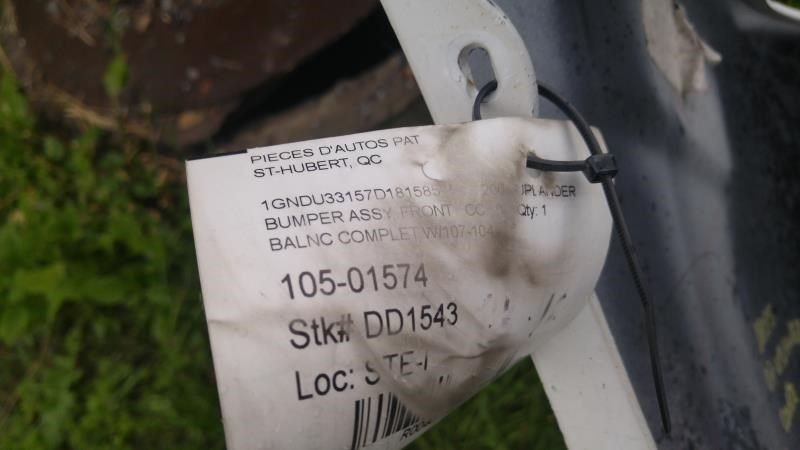 Front bumper energy absorber used genuine OEM Chevrolet Uplander 2005-2009