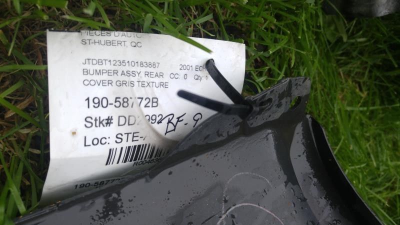 Rear Bumper Cover used genuine OEM Toyota Echo 2000-2002