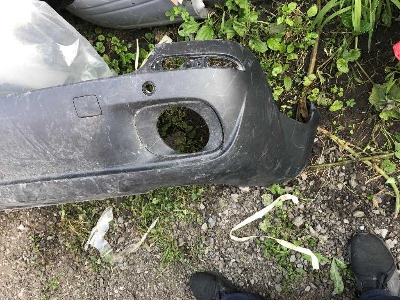 Defensa (parachoques) trasera usada original (OEM) BMW X5 2007-2010