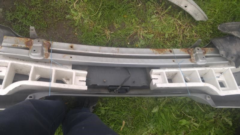 Rear bumper reinforcement used genuine OEM Toyota Echo 2000-2005
