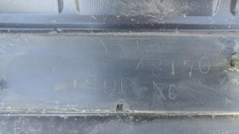 Defensa (parachoques) trasera usada original (OEM) Toyota Highlander 2011-2013
