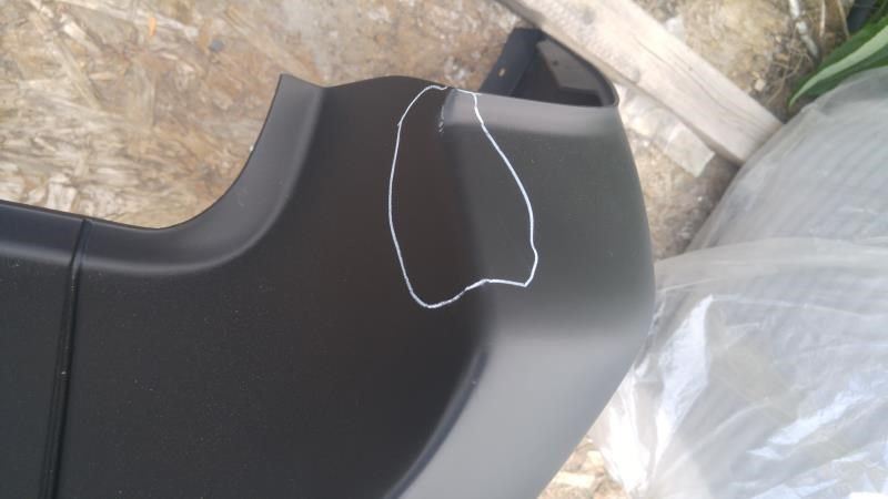 Defensa (parachoques) trasera usada original (OEM) Ford Freestar 2004-2007