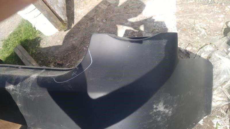 Rear bumper cover used genuine OEM Volkswagen Jetta 2005-2010