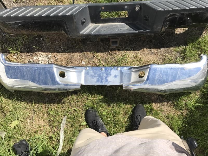 Rear bumper step plate used genuine OEM Toyota Tacoma 2005-2015
