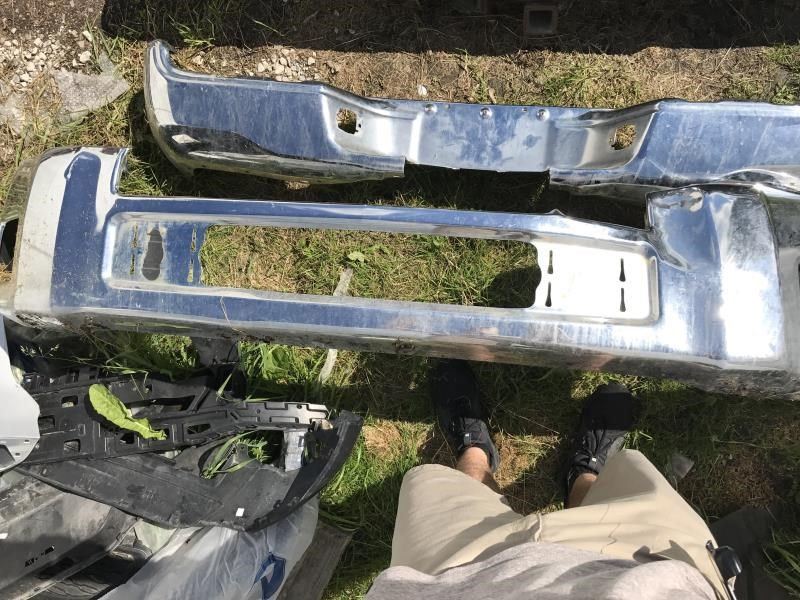 Front bumper deflector used genuine OEM Chevrolet Silverado 2500 HD 2015-2019