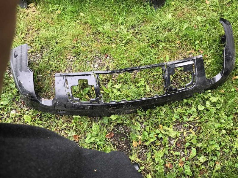 Rear bumper cover lower used genuine OEM Audi Q7 2007-2009