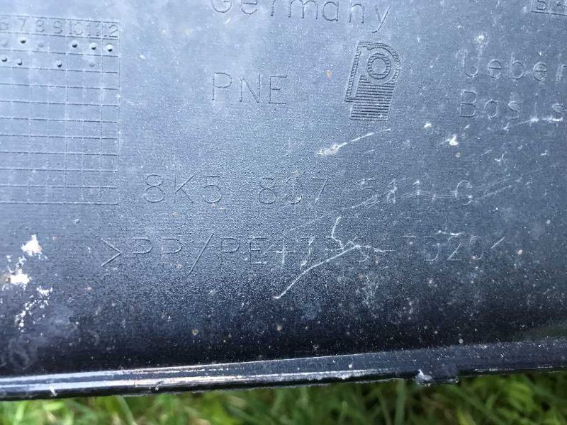 Rear bumper cover used genuine OEM Audi A4 2013-2016