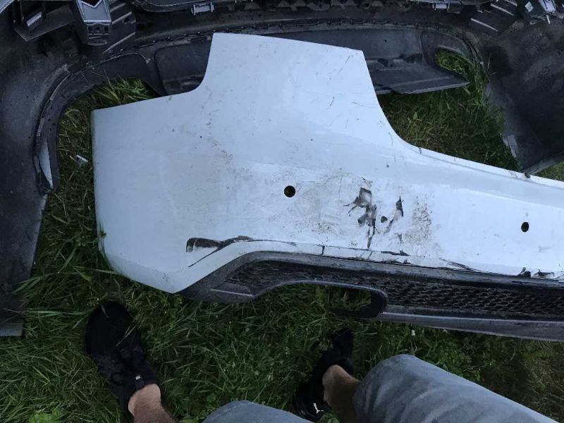 Rear bumper cover used genuine OEM Audi A4 2013-2016