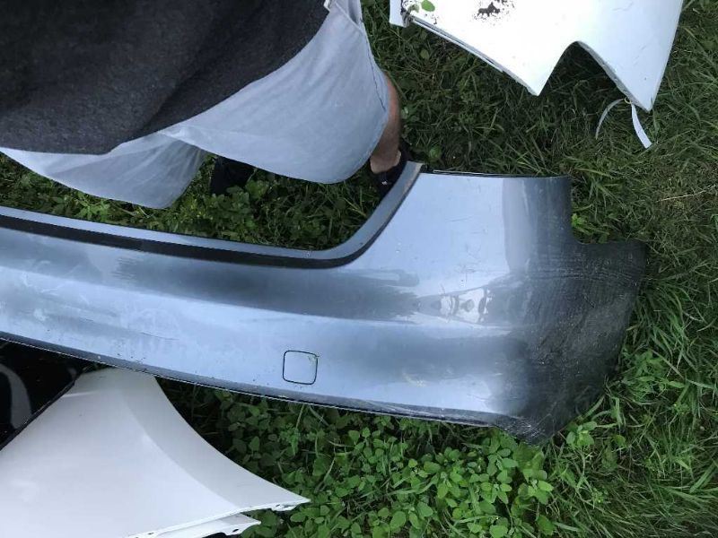 Rear bumper cover used genuine OEM Audi A4 2013-2016