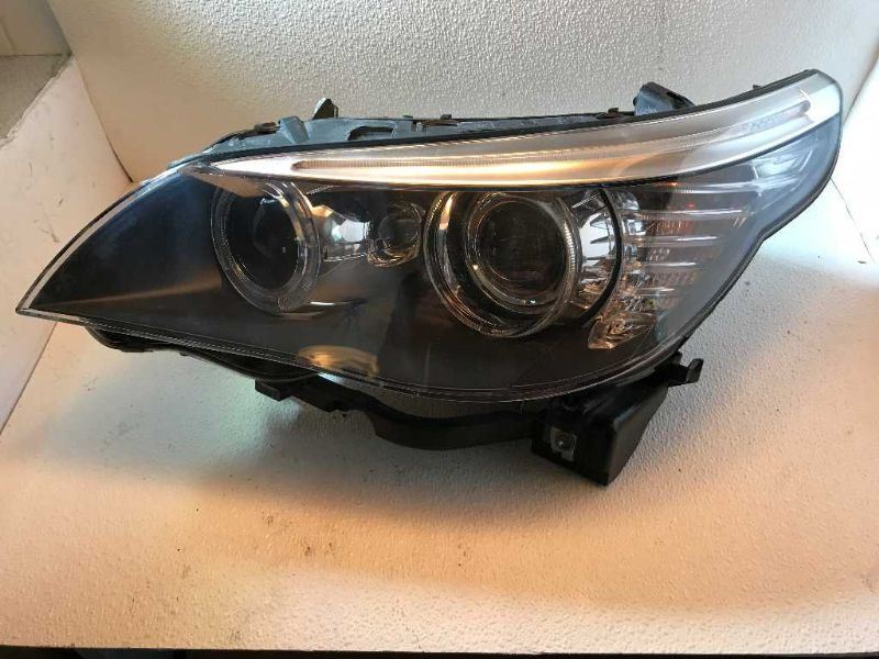 Left headlamp lens/housing used genuine OEM BMW 528I 2008-2010