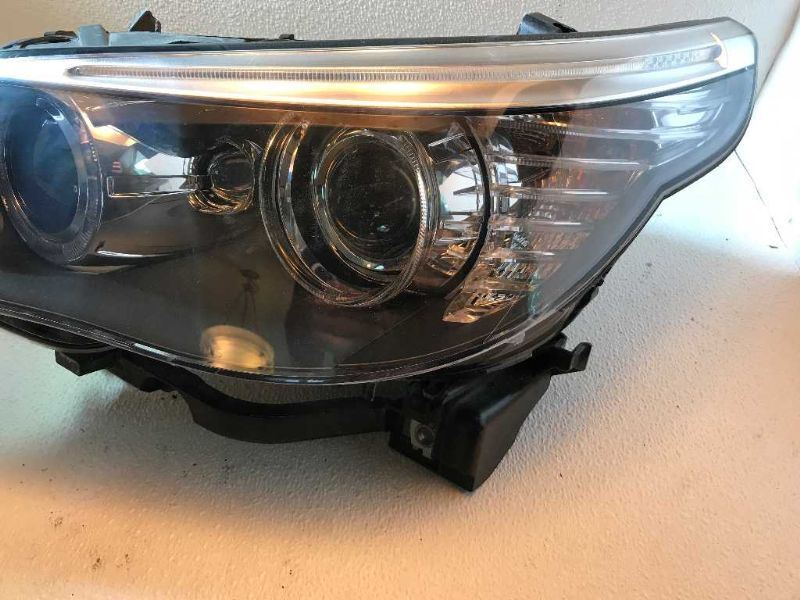 Left headlamp lens/housing used genuine OEM BMW 528I 2008-2010