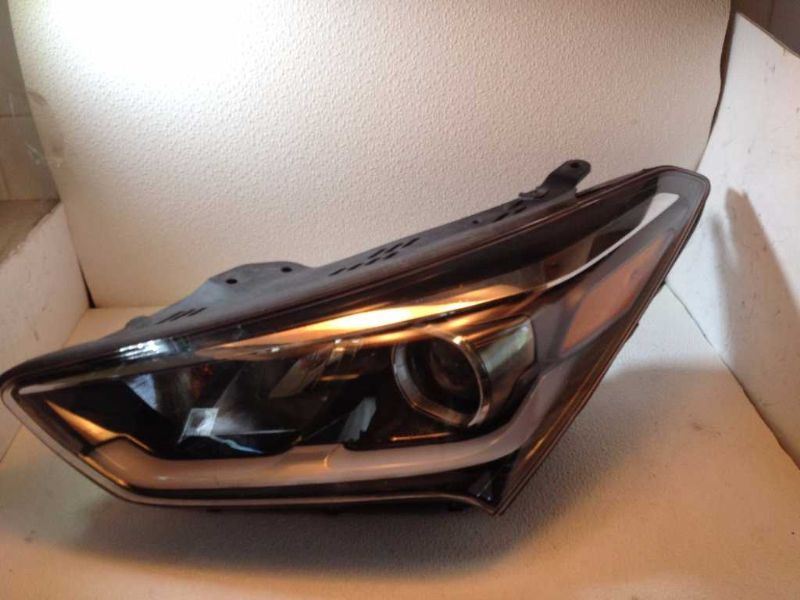 Left headlamp assembly composite used genuine OEM Hyundai Santa FE 2017-2018