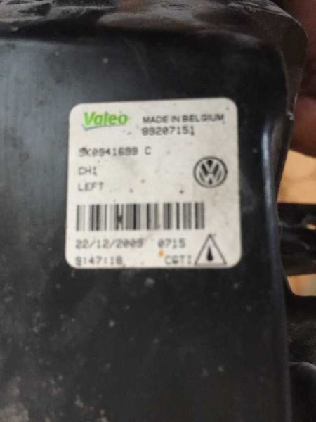 Left fog lamp assembly used genuine OEM Volkswagen Jetta 2011-2017