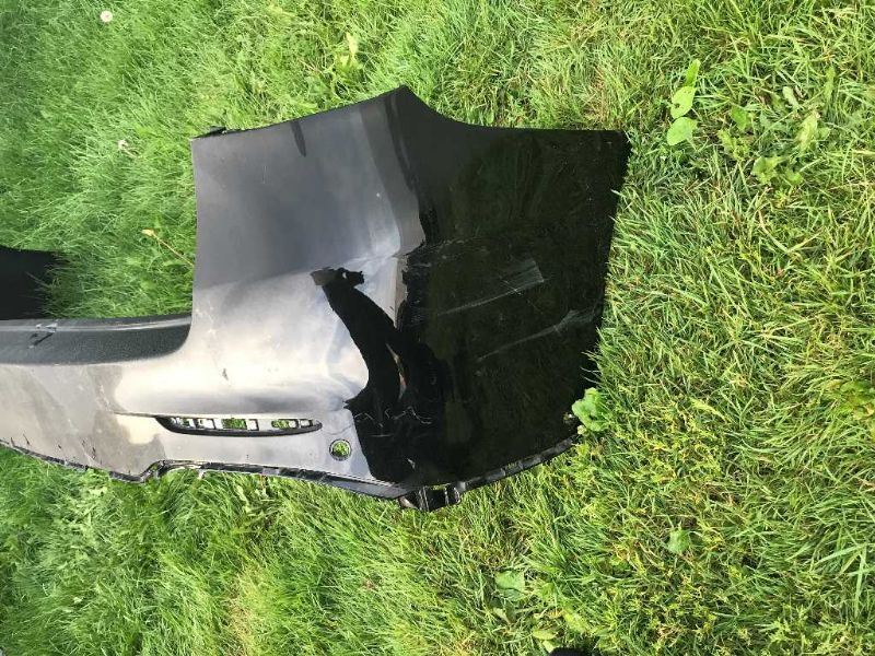 Rear bumper cover upper used genuine OEM Mercedes-Benz GLC300 2016-2019