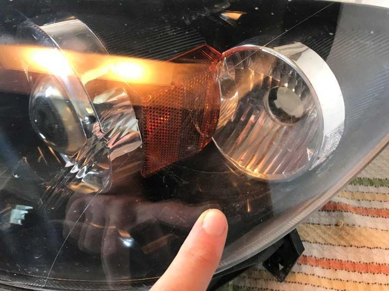 Faro izquierdo usado original (OEM) Mazda 3 2004-2009