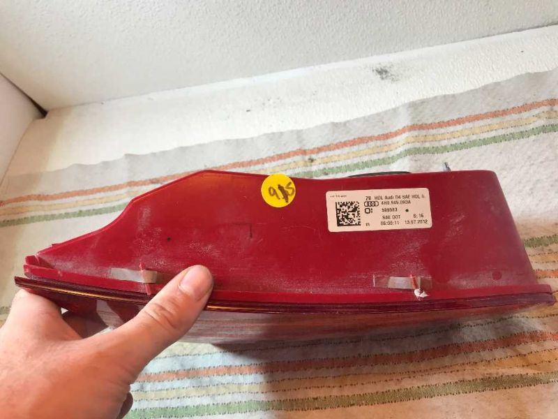 Left taillamp assembly inner used genuine OEM Audi A8 Quattro 2016-2018