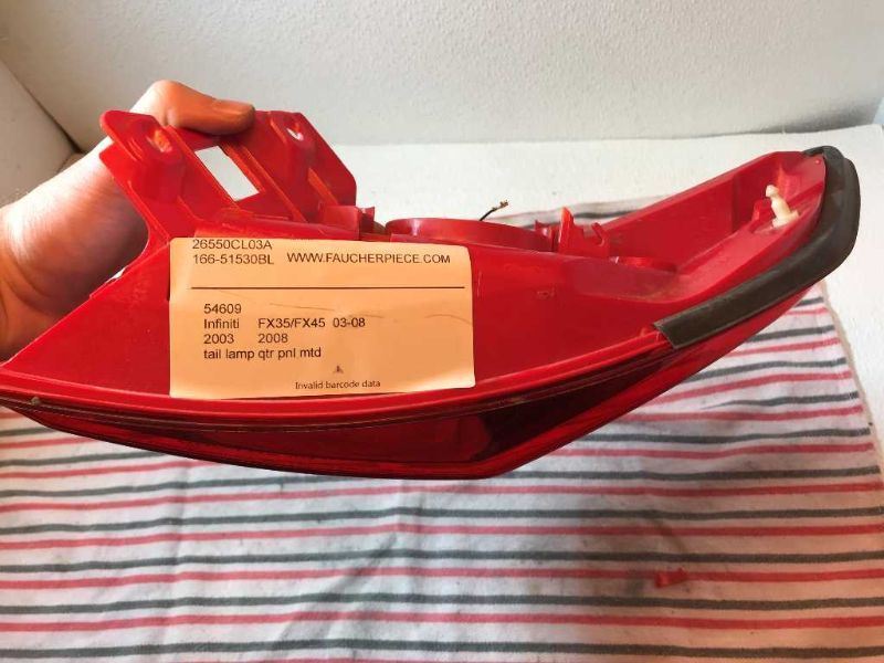 Tail Lamp used genuine OEM Infiniti Infiniti FX Series 2003-2008